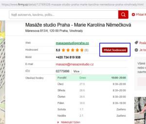 Reference Seznam | MasazeStudioPraha.cz