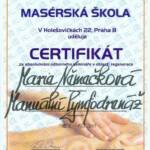 Certifikát Manuální lymfodrenáž | MasazeStudioPraha.cz