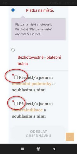 Krok 5 - Schválení podmínek provedení služby