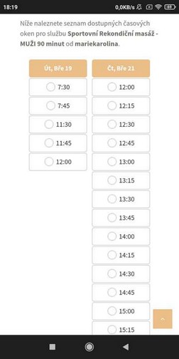 Krok 2- Vybrat Den a Čas - 2.obr