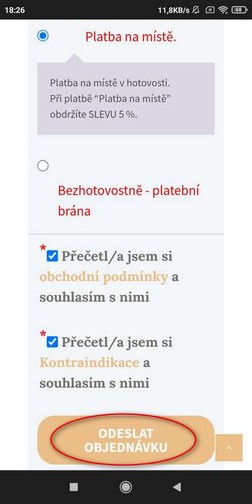 Krok 5 - Závazné objednání služby